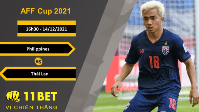 11BET Soi kèo Philippines vs Thái Lan, 16h30, 14/12/2021