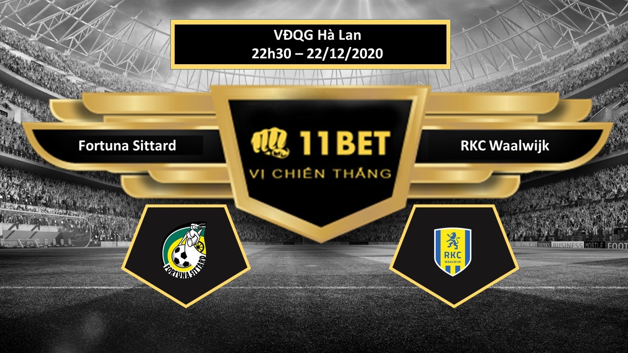 11BET Tip bóng đá Fortuna Sittard vs RKC Waalwijk , hôm nay 22/12/2020