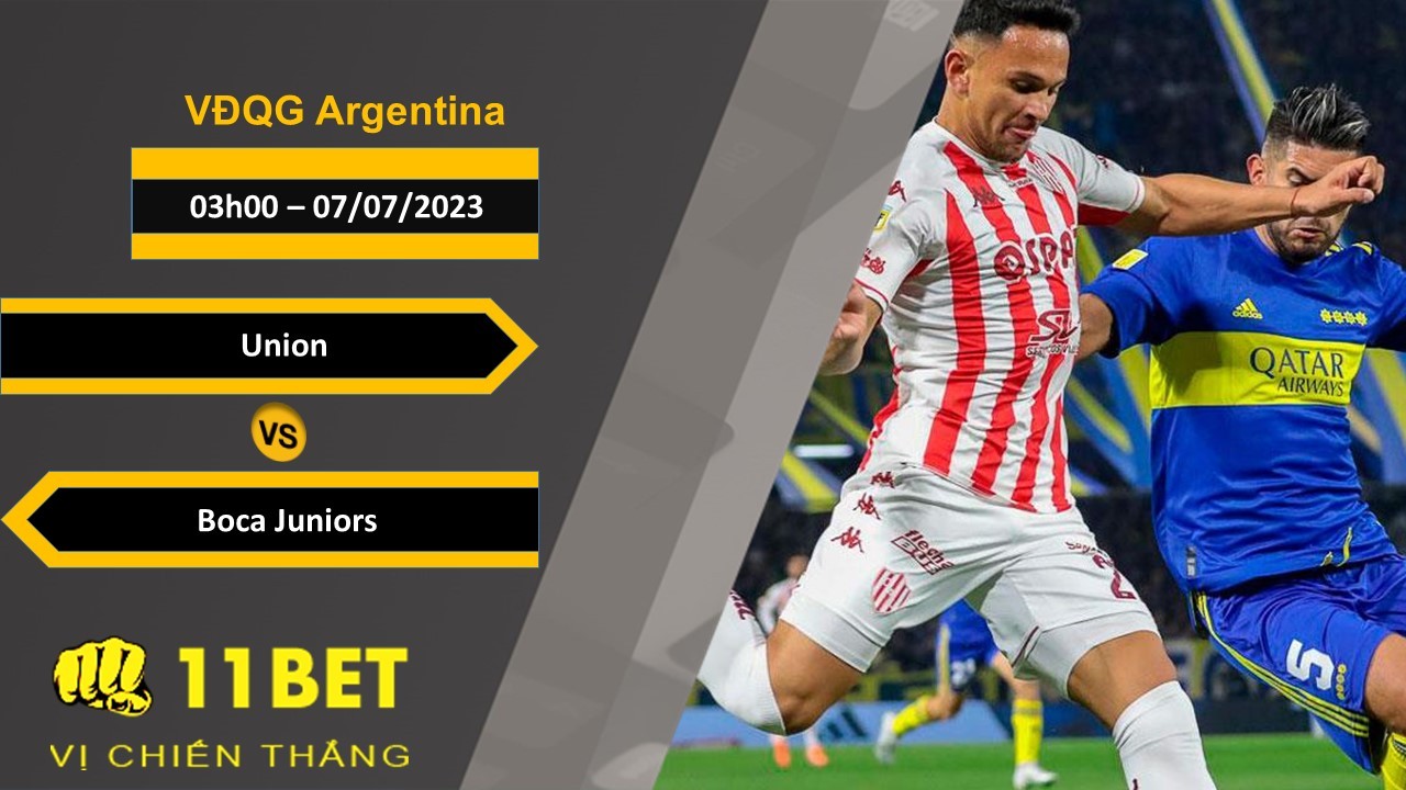 11BET Soi kèo  Union vs Boca Juniors, 03h00, 07/07/2023