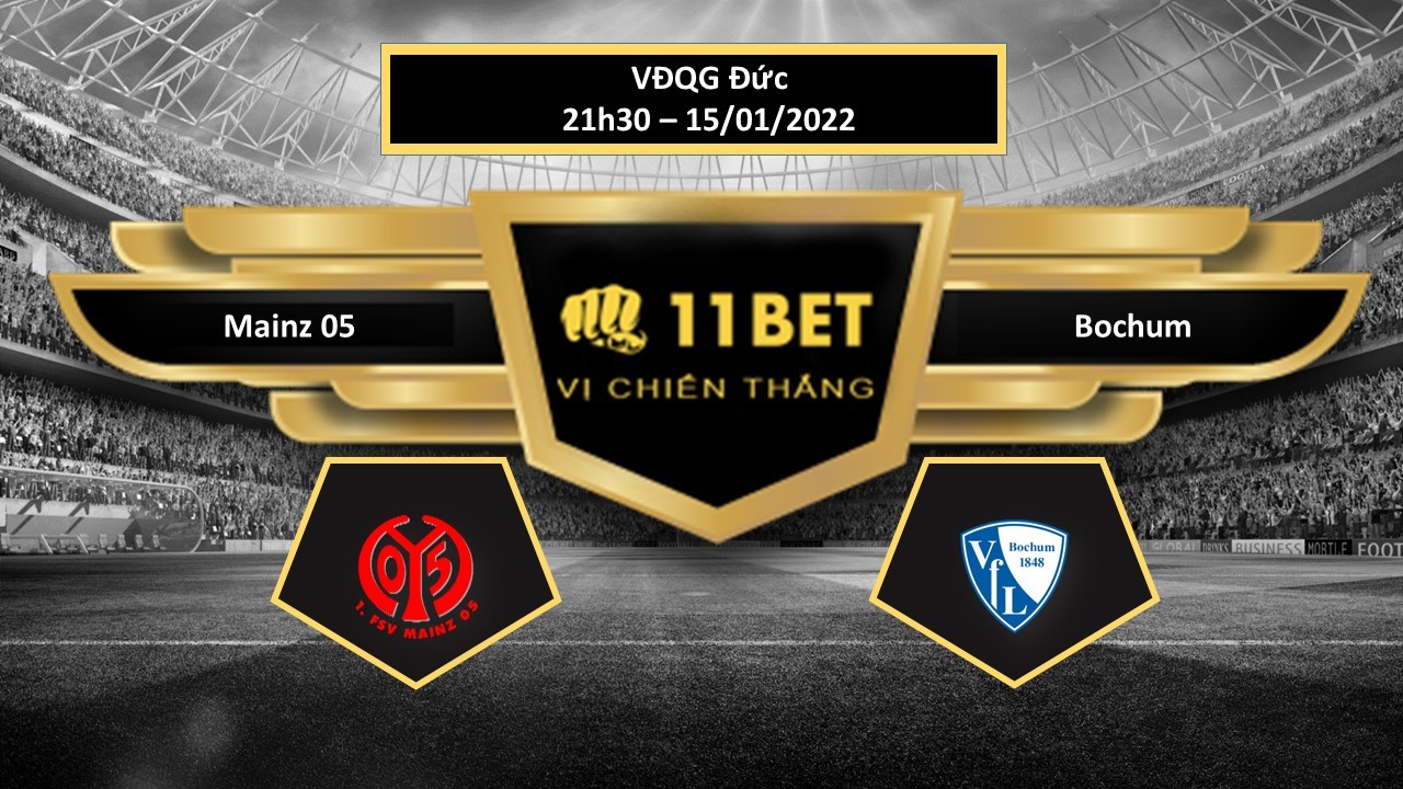 11BET Tip bóng đá Mainz 05 vs Bochum , hôm nay 15/01/2022