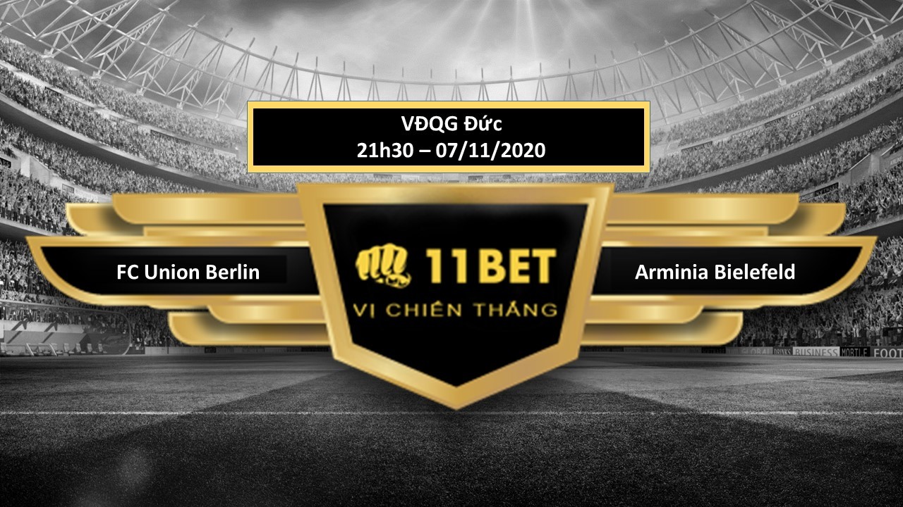 11BET Tip bóng đá FC Union Berlin vs Arminia Bielefeld ,  hôm nay 07/11/2020