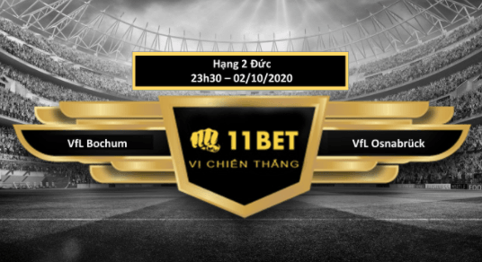 11BET Tip bóng đá VfL Bochum vs VfL Osnabrück ,  hôm nay 02/10/2020