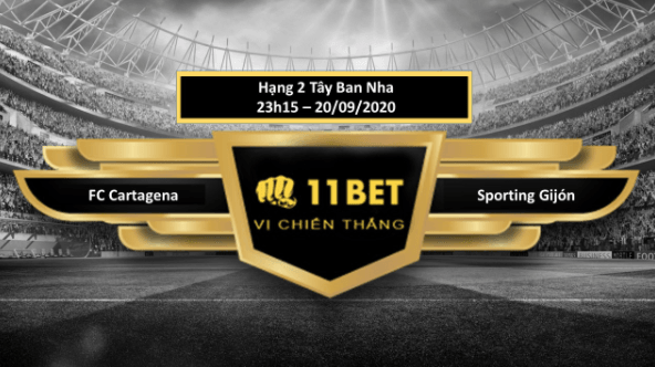 11BET Tip bóng đá FC Cartagena vs Sporting Gijón , hôm nay 20/09/2020